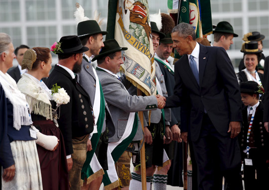Обама прибыл на саммит G7 в Германии