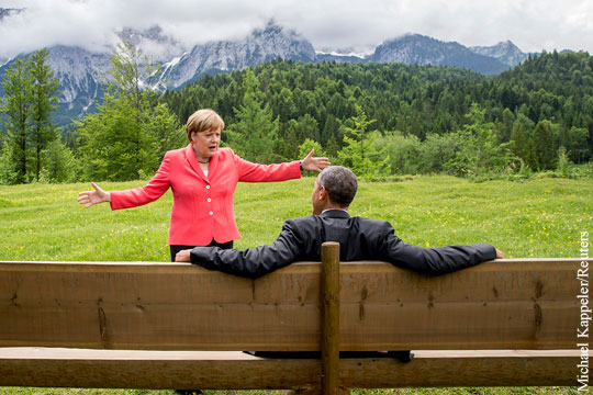 Фото Меркель и Обамы на G7 стало поводом для фотожаб