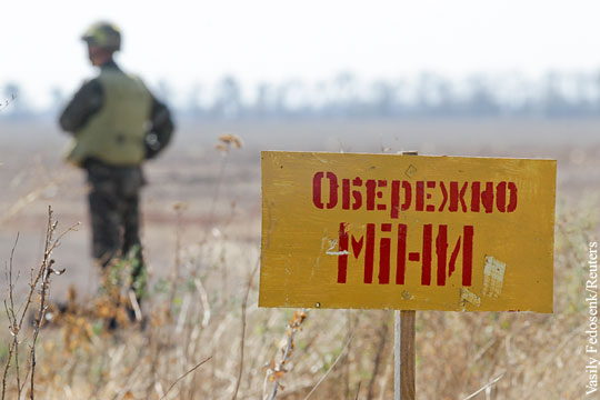 Счет погибшим на украинских минах в Донбассе идет на десятки