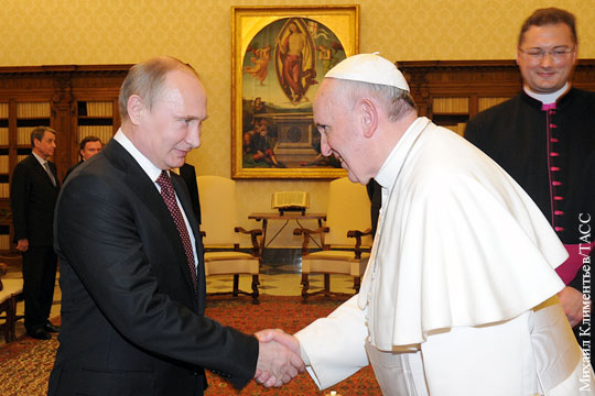 СМИ: США обеспокоены отношением Ватикана к Путину