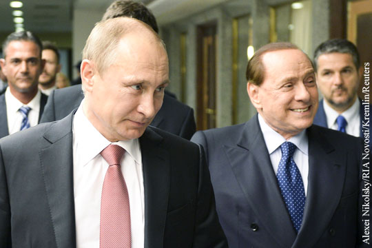 Партия Берлускони решила выступить в парламенте Италии против санкций к России