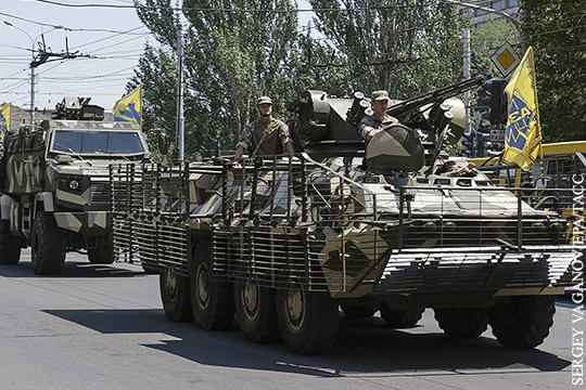 ОБСЕ: На параде в Мариуполе было запрещенное Минскими соглашениями вооружение
