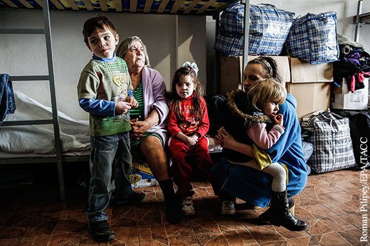 Война в Донбассе обеспечила России первое место в мире по приему беженцев