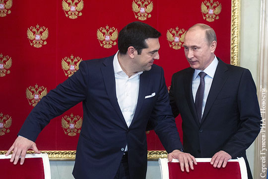 Песков раскрыл содержание переговоров Путина и Ципраса