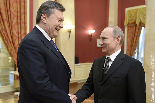 Янукович поблагодарил Путина за спасение своей жизни