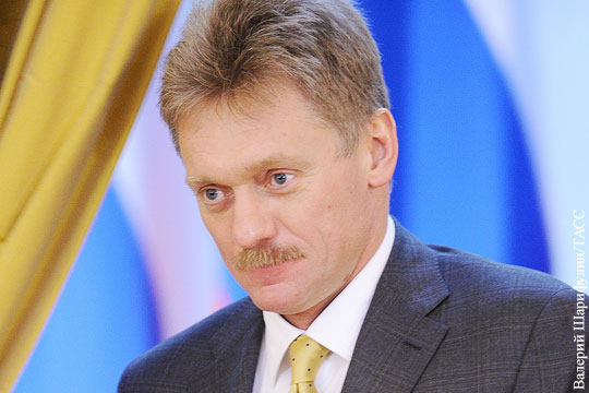 Песков: Кремль оперативно решит вопрос продления продуктового эмбарго