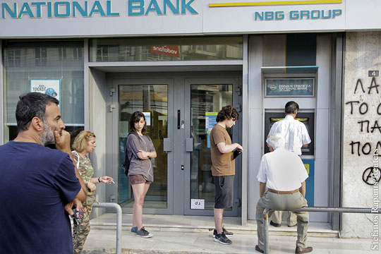 Греция официально закрыла банки до 6 июля