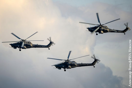 Авиацию запланировали вооружить ударными вертолетами до конца 2015 года