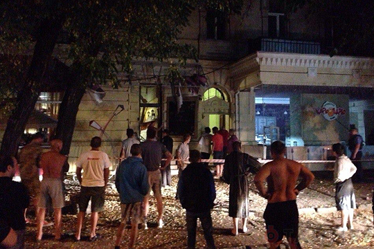 Взрыв прогремел в центре Одессы