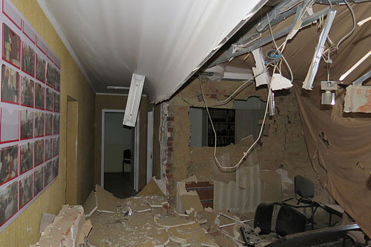 Взрыв в офисе партии «Батькивщина» произошел в Сумах