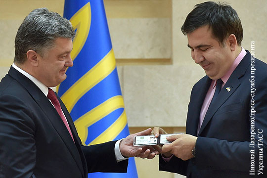 Экс-советник Ющенко: Саакашвили до конца будет рабом Порошенко