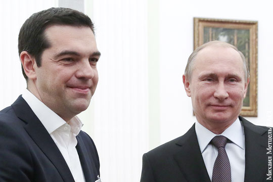 Ципрас намерен в понедельник поговорить по телефону с Путиным