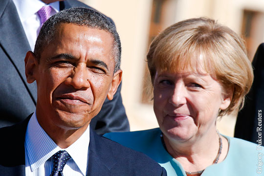 Обама и Меркель согласились с необходимостью обеспечить пребывание Греции в еврозоне