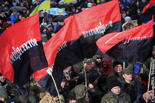 Батальон «Правого сектора» выехал из Донбасса в Киев