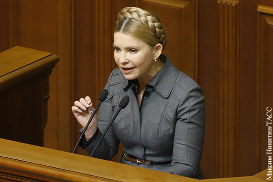 Тимошенко потребовала создать в Раде следственную комиссию по Мукачево