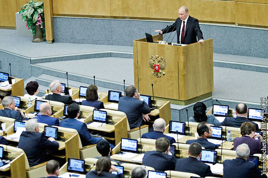 Путин подписал закон о переносе выборов в Госдуму в 2016 году