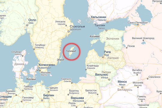 Готланд на карте балтийского моря кому принадлежит