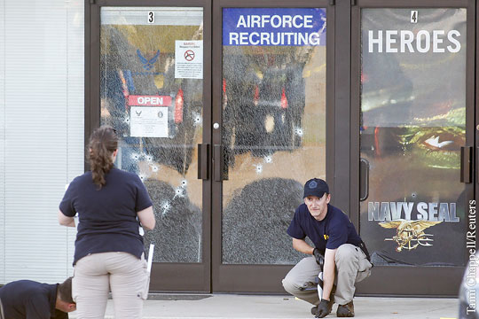 ФБР не нашло связи стрелявшего в рекрутинговом центре с террористами