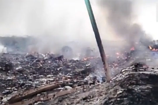 СМИ опубликовали видео с рухнувшим на Украине Boeing