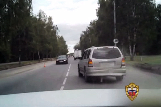 Водитель устроил погоню за борсеточниками по улицам Москвы (видео)
