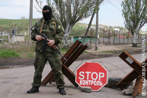 ДНР сочла украинской инсценировкой задержание «российского офицера»