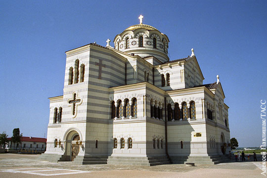 Богослужение в честь тысячелетия крещения князя Владимира началось в Херсонесе