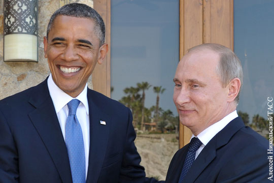 Путин телеграммой поздравил Обаму с днем рождения