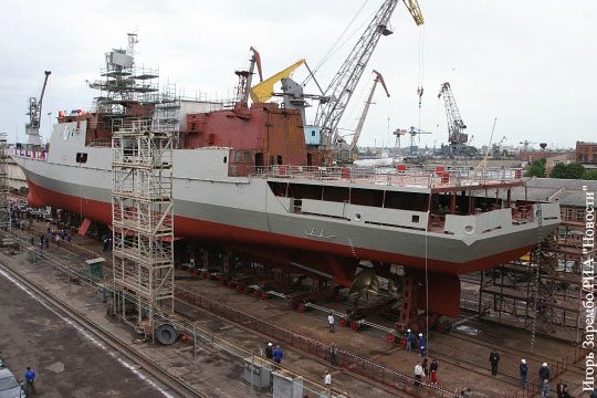 Завод «Янтарь» возобновил строительство фрегатов проекта 11356
