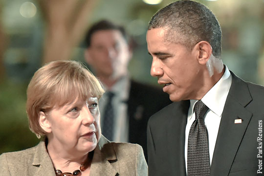 Обама обсудил с Меркель ситуацию в Донбассе