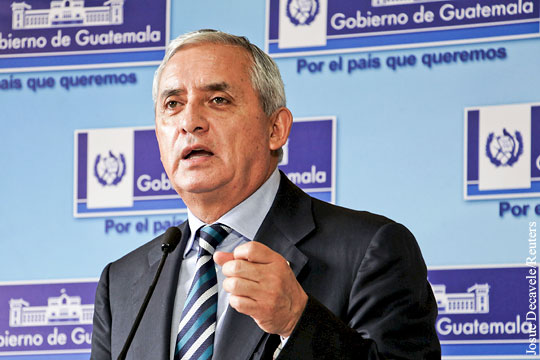 Генпрокуратура Гватемалы постановила арестовать президента