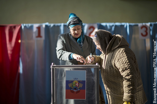 Киев: Проведение местных выборов в ДНР и ЛНР приведет к срыву минских договоренностей