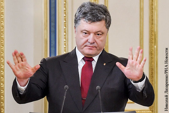 Порошенко отказался вести переговоры с лидерами ДНР и ЛНР