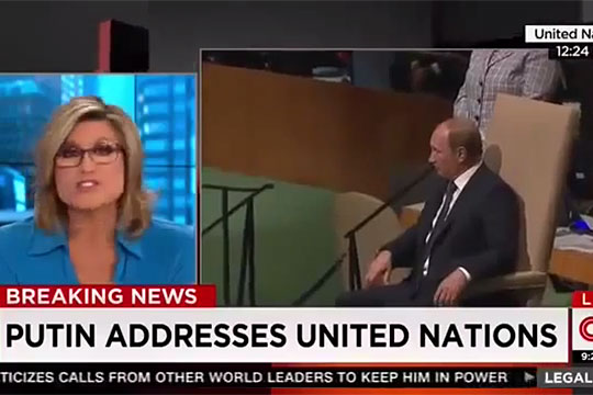 Ведущая CNN перепутала Путина с Ельциным