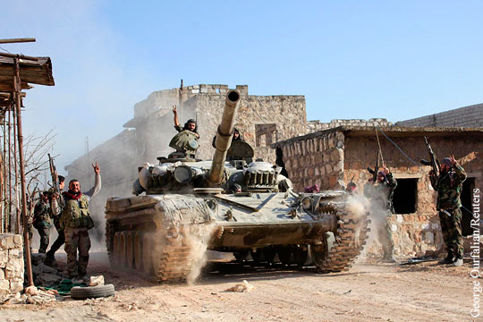 Основная цель армии РФ – обеспечение контрнаступления армии Асада
