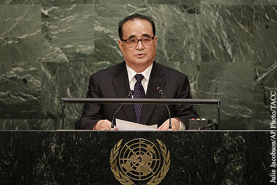 Северная Корея в ООН предложила США подписать мирный договор