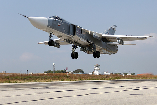Минобороны опубликовало фото боевых вылетов российских самолетов в Сирии