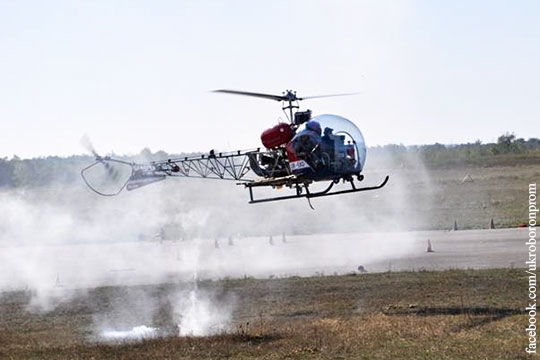 «Новейший» украинский вертолет оборудовали наружными местами для эвакуации раненых