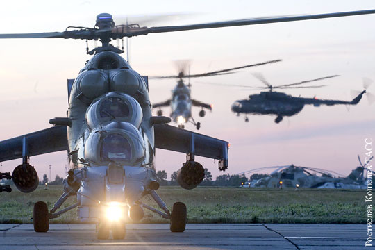 Россия решила перебросить ударные вертолеты на военную базу в Таджикистане
