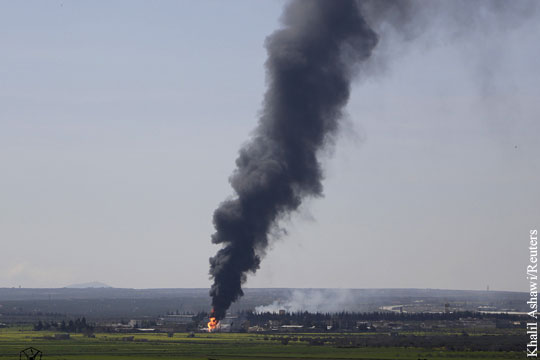 Коалиция США нанесла удары по удерживаемым ИГ объектам нефтедобычи в Сирии