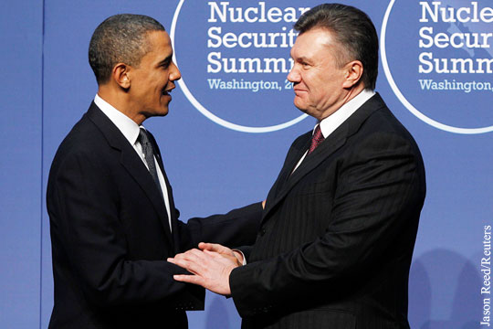 Обама назвал Януковича «коррумпированной марионеткой Путина»