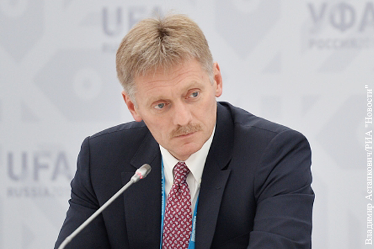 Песков прокомментировал предотвращение теракта в Москве