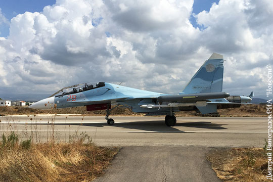 Истребители Су-30 пополнили состав авиагруппы ВКС России в Сирии