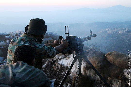 Сирийская армия начала наступление к югу от Алеппо