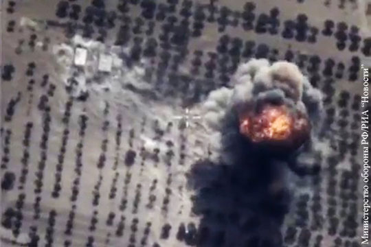 Российские самолеты уничтожили в Сирии базу подготовки смертников с иностранными инструкторами