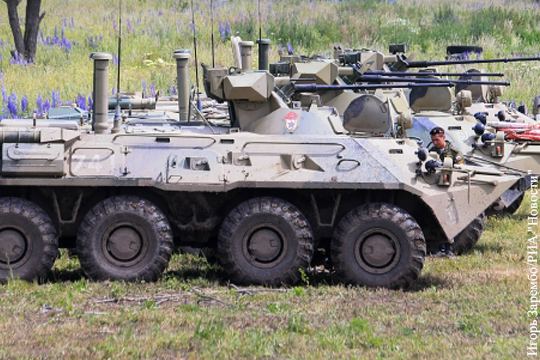 Источник: Россия поставит Белоруссии 32 БТР-82А
