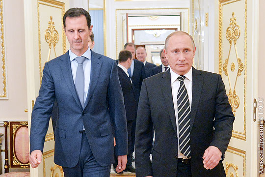 Путин и Асад провели переговоры в Москве