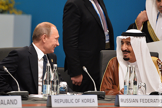 Путин обсудил ситуацию в Сирии с лидерами Саудовской Аравии, Иордании и Египта