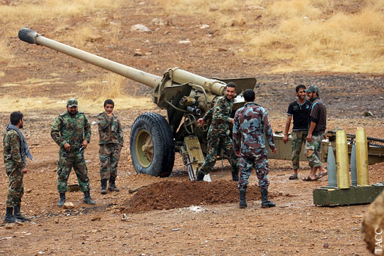 Сирийская армия начала артподготовку наступления на Идлиб