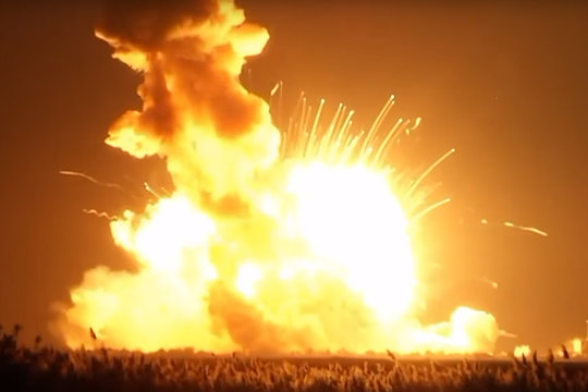 НАСА: Причиной аварии ракеты Antares стал взрыв модифицированного Украиной двигателя