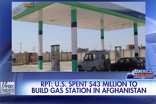 Пентагон построил в Афганистане бензоколонку за 43 млн долларов